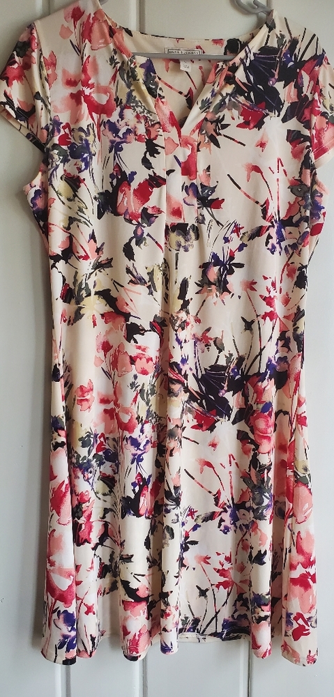 Dana Buchman women large floral dress